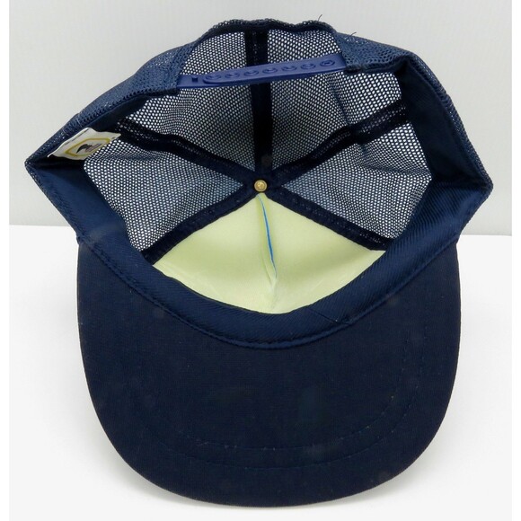 Vintage 1987 USPS EXPRESS US MAIL Soaring Eagle Mesh Snapback Trucker Hat - Picture 3 of 4